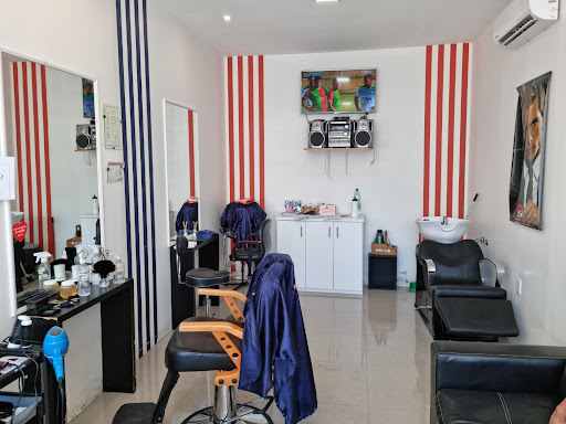 Peluquería Azul Naranja